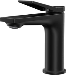 Moderne Schwarz Einhand-Wasserhahn Bad, Waschbecken Armatur