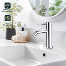 Moderne Badarmatur Chrom-Design Einhand Wasserhahn