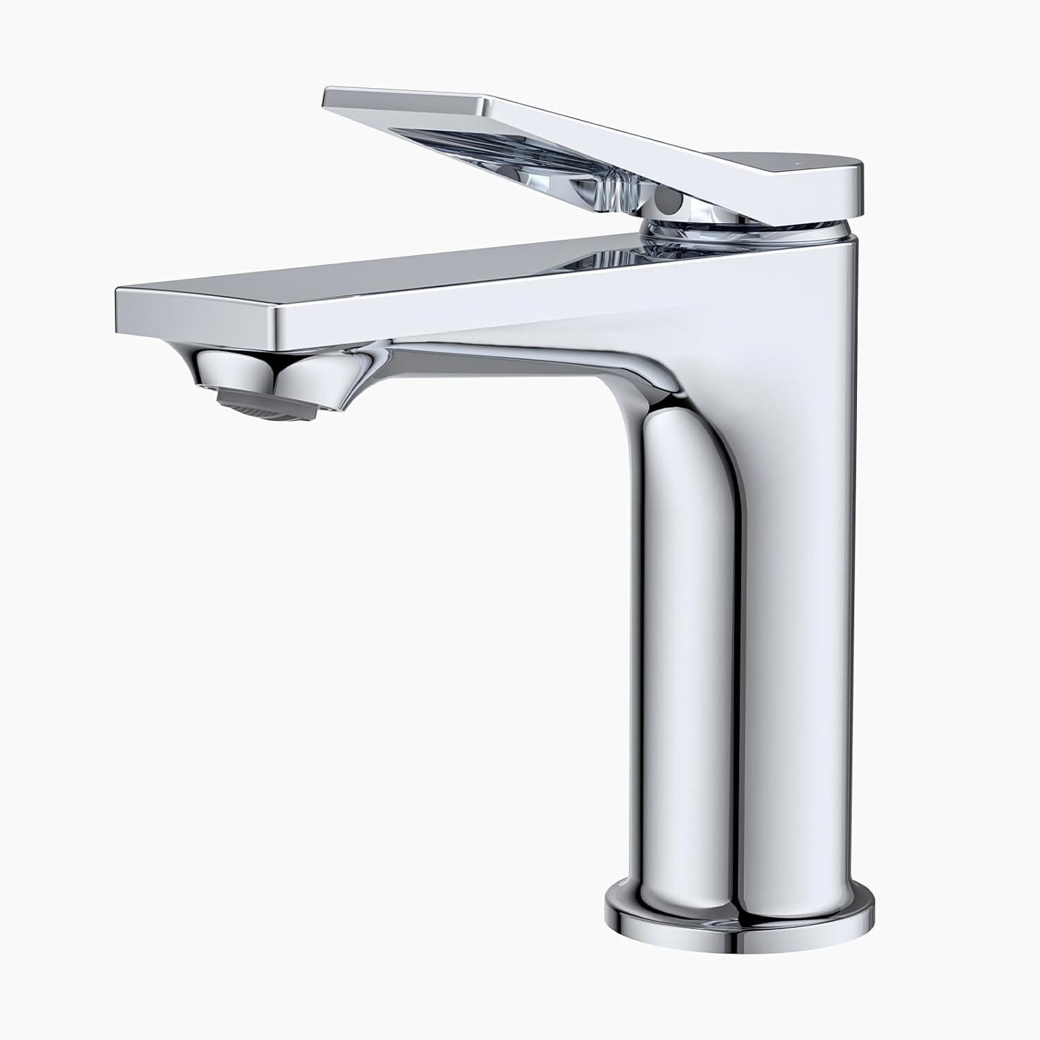 Moderne Chrom Wasserhahn Bad Einhandgriff Waschtischarmatur