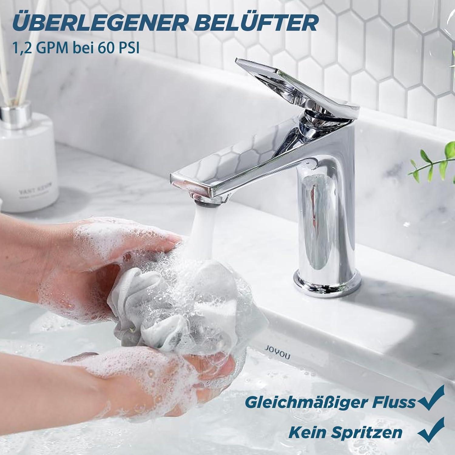 Wasserhahn Bad Armatur Waschtisch Waschbecken Chrom Einhand