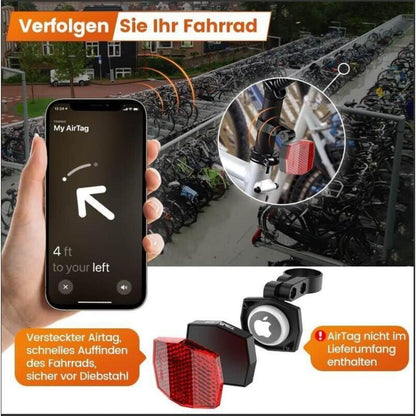 Tavaler Airtag Fahrrad Versteck Reflektoren StVZO zugelassen