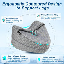 Ergonomisches Kniekissen für Seitenschläfer mit Memory