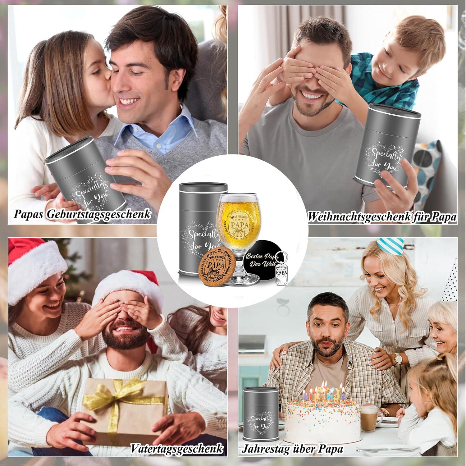 Geschenke Papa Personalisierte Biergläser Geburtstag Bier Männer