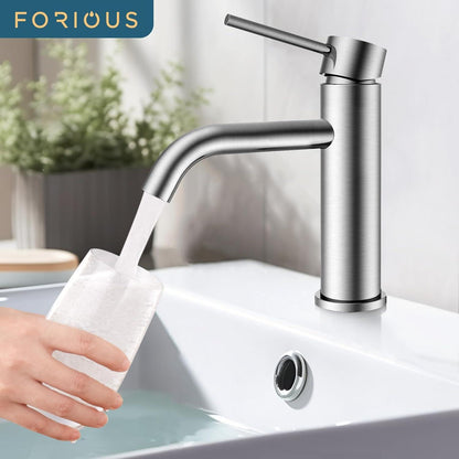 Wasserhahn Bad Armatur Waschtischarmatur Spotresist Nickel