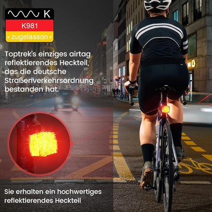 Toptrek Airtag Fahrrad Reflektoren Halterung | StVZO