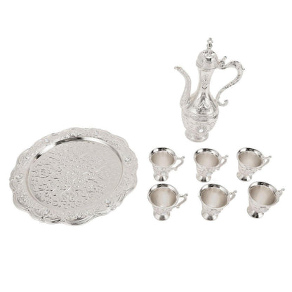 Türkischer Teeservice mit Teekanne & Tablett – Vintage Set