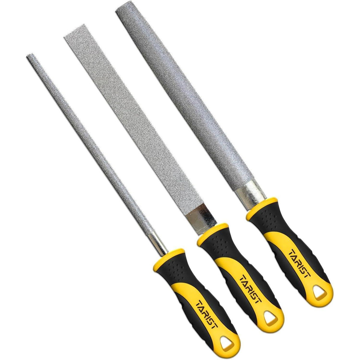 Diamant Feilen-Set 3tlg – Schärfen für Rasenmäher & Werkzeug