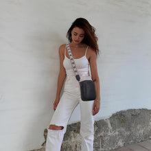 Damen Umhängetasche RFID Handy Multifunktion Leder