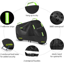 Motorrad Abdeckplane 300D Oxford Winterfest Wasserdicht