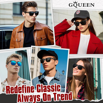 Polarisierte Sonnenbrille UV Schutz Leichtgewicht Rechteck