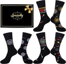 Dartsocken 3er Set für Männer inkl. Dartmotiven EU 43-46