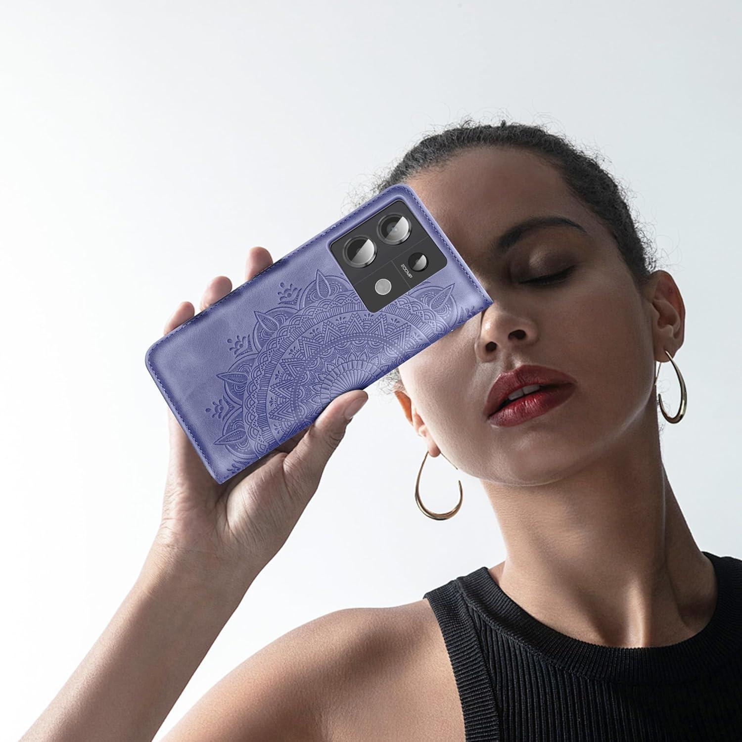 Premium PU Leder Handyhülle Xiaomi Redmi Note 13 Pro 5G Klapphülle mit