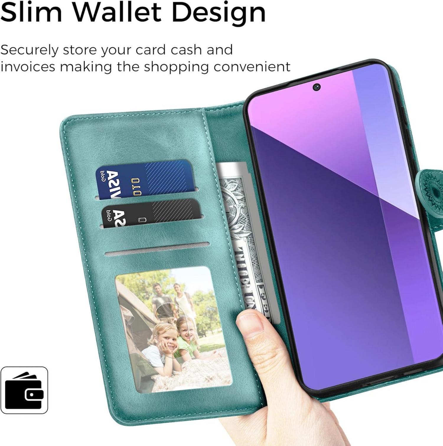 Handyhülle Xiaomi Redmi Note 13 Pro Plus 5G Wallet Case PU