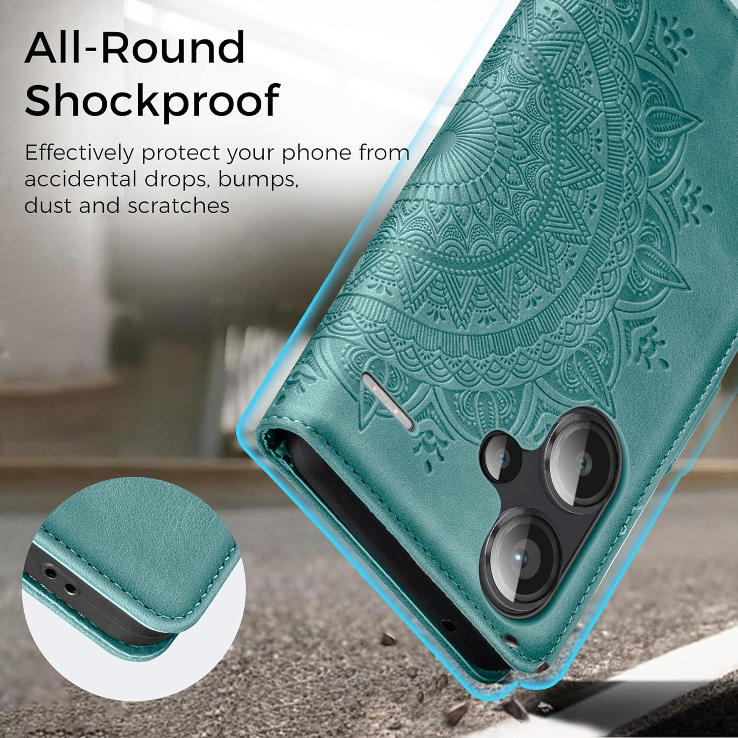 Handyhülle Xiaomi Redmi Note 13 Pro Plus 5G Flip Wallet PU Leder Case