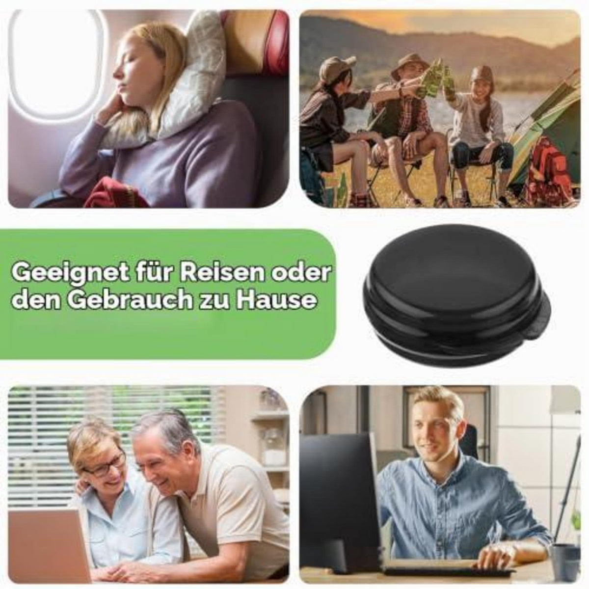 Tragbare Pillendose 3er-Set | Mini Tabletten Organizer für Reisen