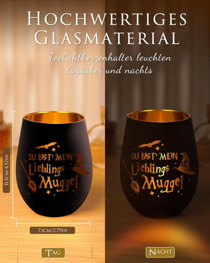 Graviertes Windlicht - Weihnachtsgeschenk für Männer und Frauen