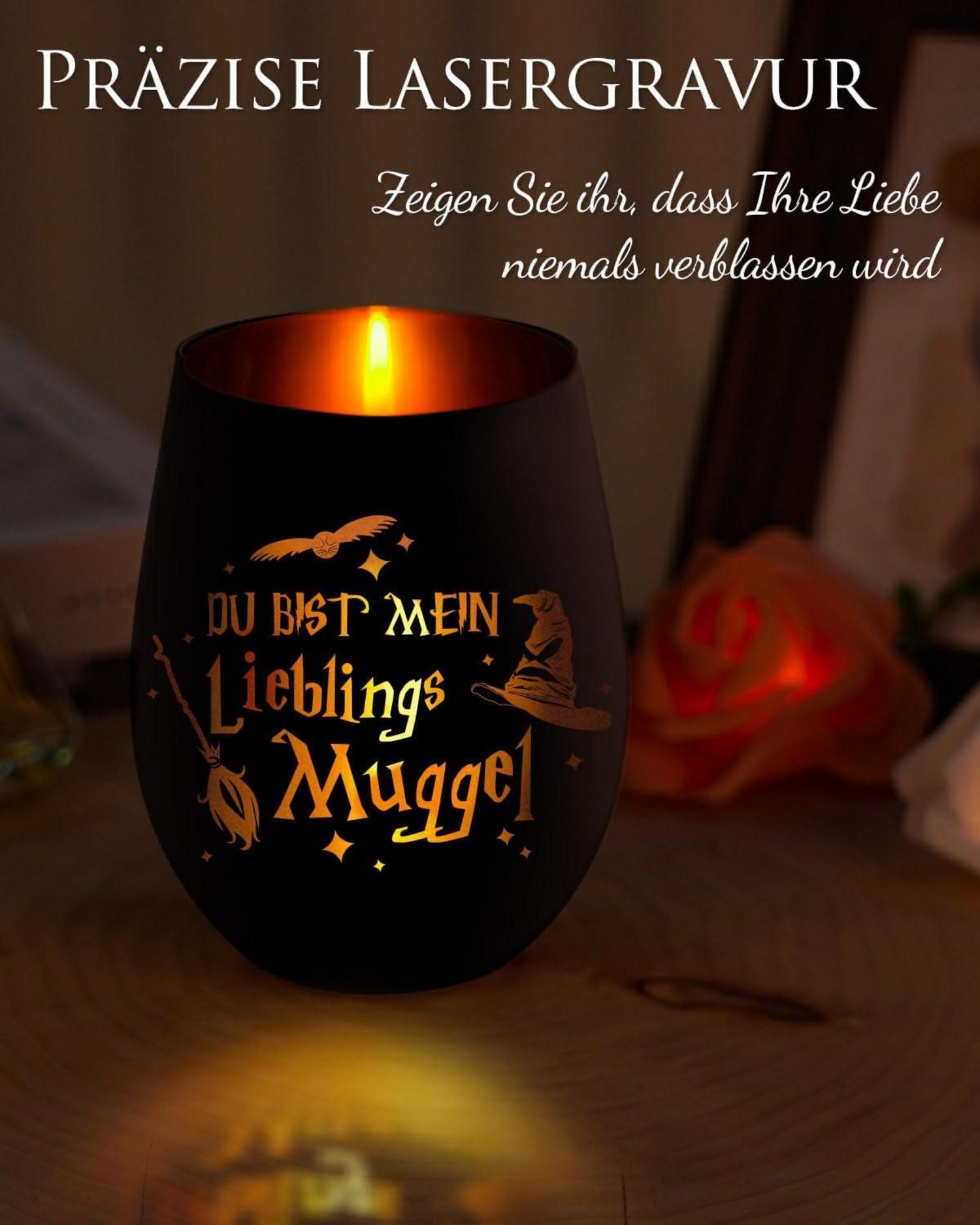Windlicht Glas Gravur Weihnachtsgeschenk Männer Frauen Adventskalender