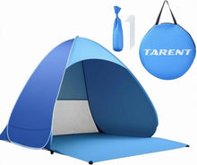 XXL Strandmuschel Pop Up Outdoor Zelt UPF 50+ UV Schutz 200x165x130cm