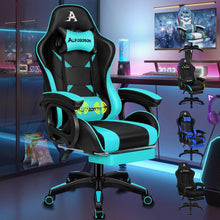 Ergonomischer Gaming-Stuhl mit Massagefunktion und Lendenkissen