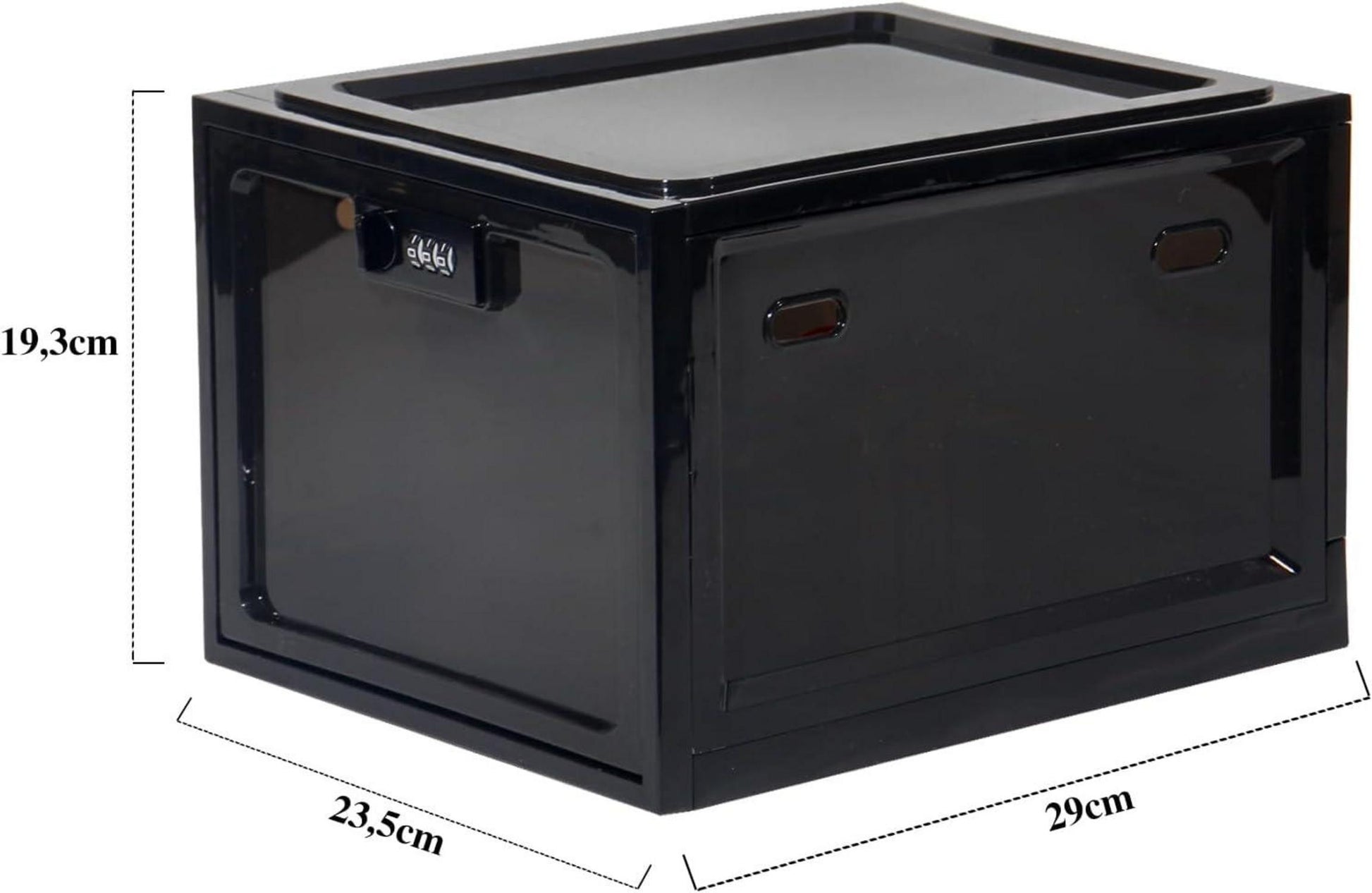 Abschließbare Medikamenten Aufbewahrungsbox Transparent 10L