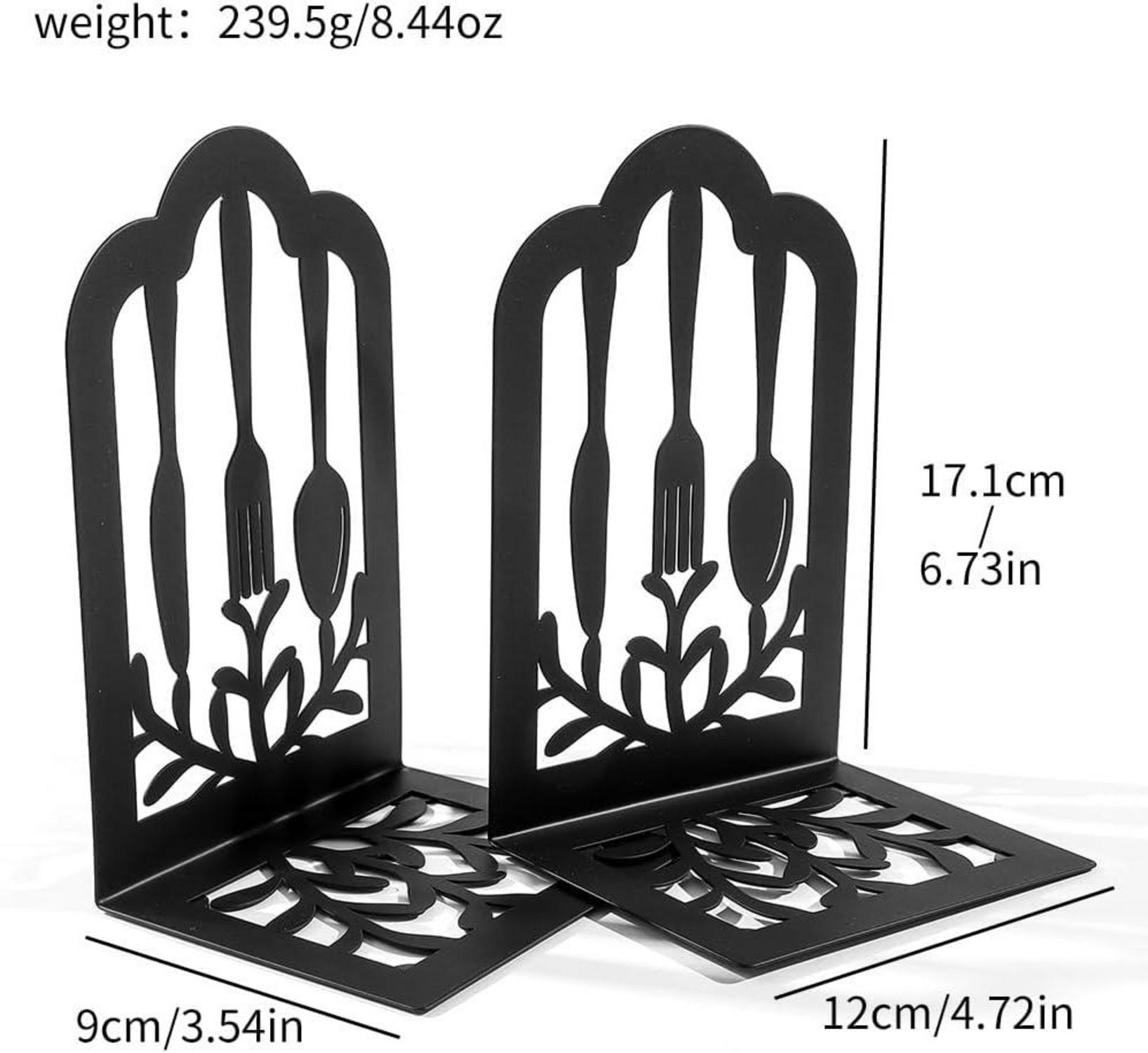 Buchstütze Metall Kreative Bücherstütze 2er-Set