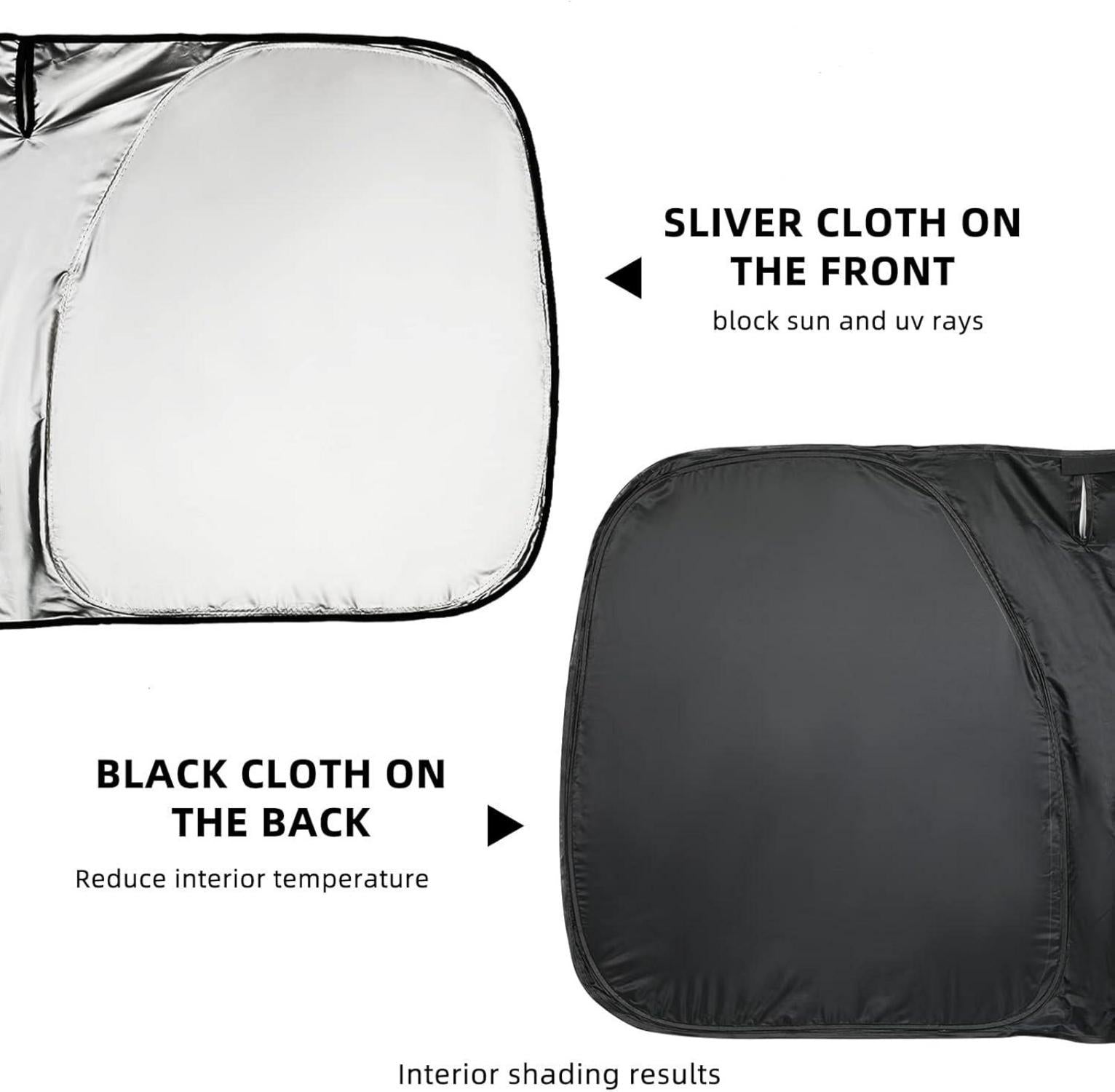 Sonnenschutz Auto Frontscheibe Windschutzscheibe UV-Blocker 140x70cm