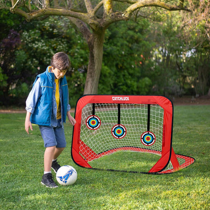 CATCHLUCK Kinder Fußballtore Pop Up Tor 3 Modi mit Tragetasche