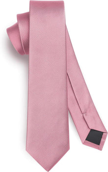 Elegante Schmale Seidenkrawatte 6cm Altrosa Business Hochzeit
