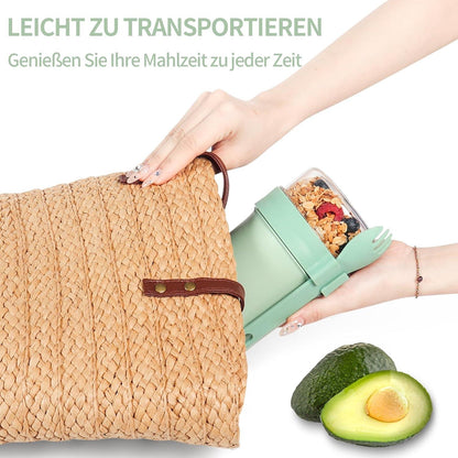 Müslibecher Joghurtbecher Porridge Becher to Go Lunchpot