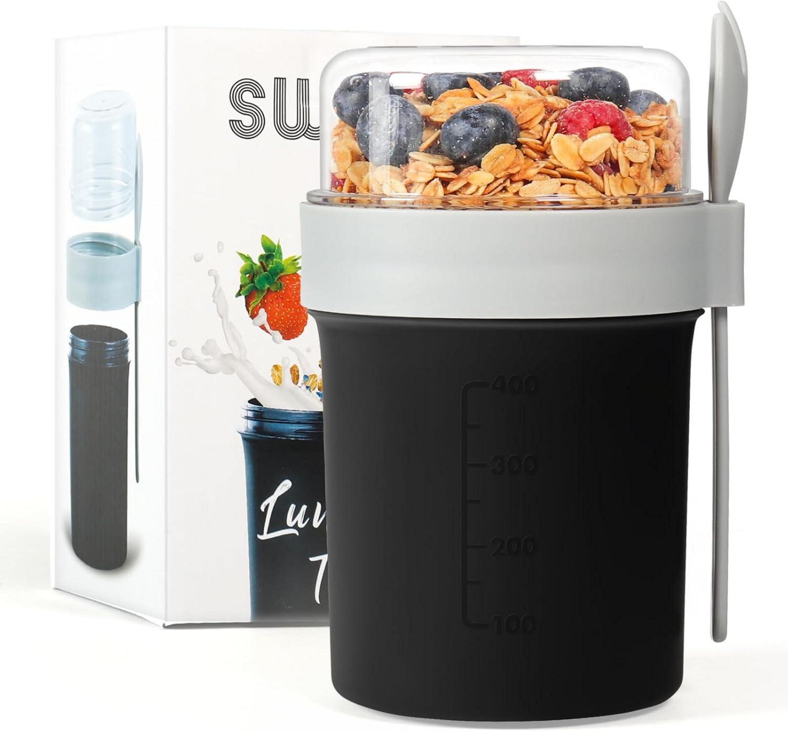 Müslibecher Joghurtbecher Müsli Cup Porridge Becher Lunchpot