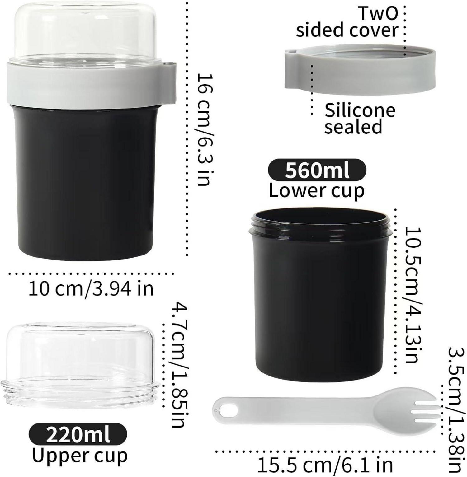 Müslibecher Joghurtbecher Müsli Cup Porridge Becher Lunchpot