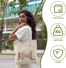 Canvas Tote Bag Aesthetic Album Print Personalized Shoulder