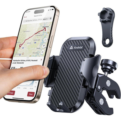 Handyhalterung Fahrrad 1S Schnellspanner Diebstahlschutz Motorrad Lenker Platz