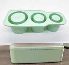 Eiswürfelform Silikon 3-Fach Lebensmittelqualität Box