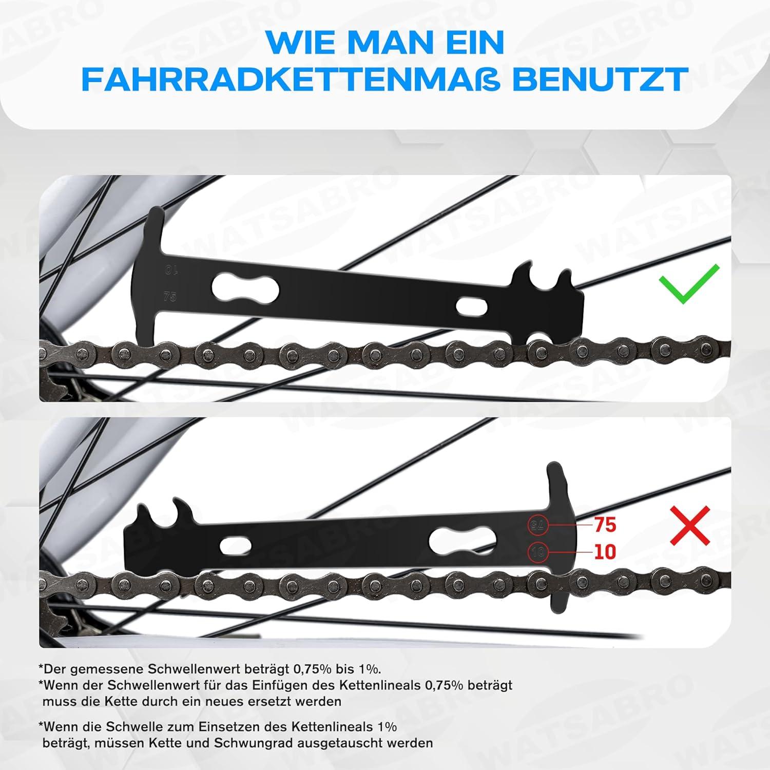 Fahrrad Kettennieter Set 6-12 Fach Reparatur Werkzeug Kit