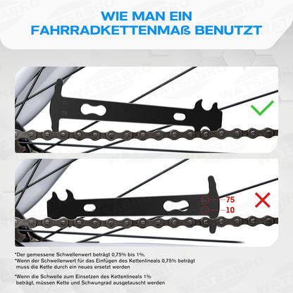 Fahrrad Kettennieter Set 6-12 Fach Reparatur Werkzeug Kit