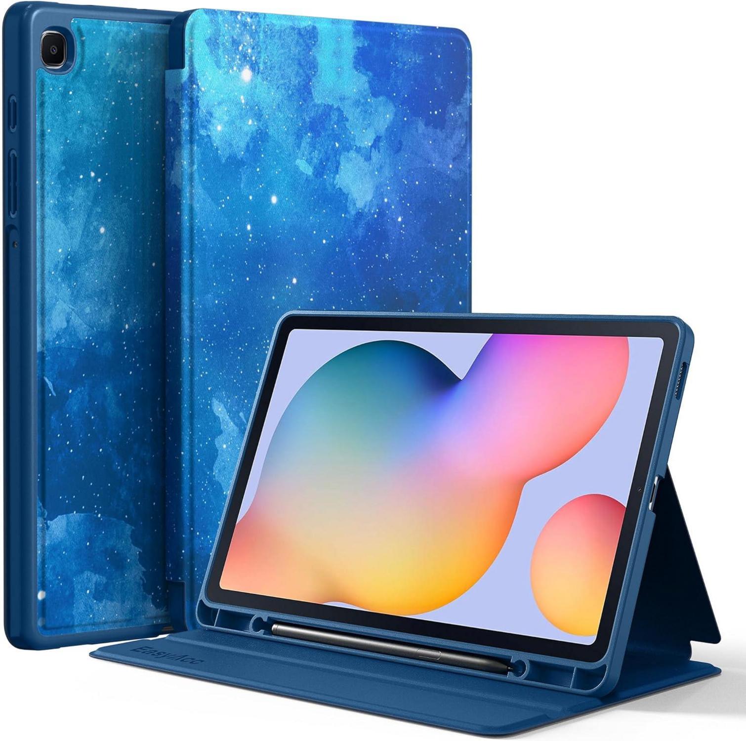 Schutzhülle Samsung Galaxy Tab S6 Lite 10,4 Zoll S Pen Halter Blau
