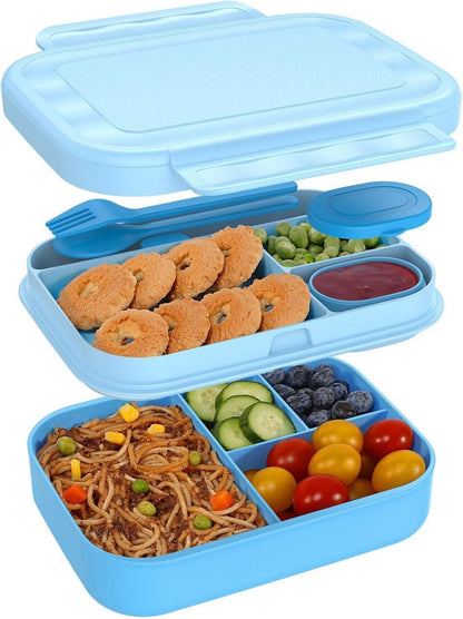 Brotdose Lunchbox mit Fächern Bento Box auslaufsicher 1400ml