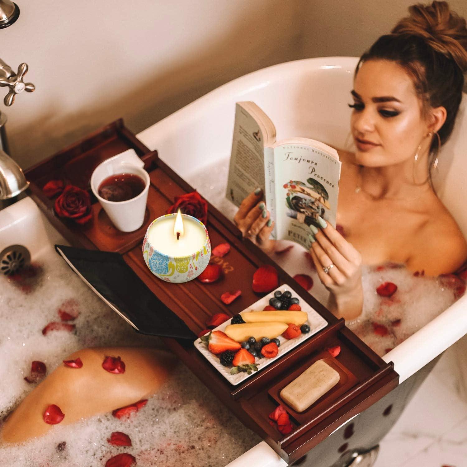 Duftkerzen Geschenk Set Lavendel Aromatherapie Kerzen 12er Pack
