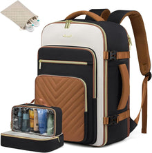 Handgepäck Rucksack 40L Groß, Wasserdicht mit Laptopfach 17