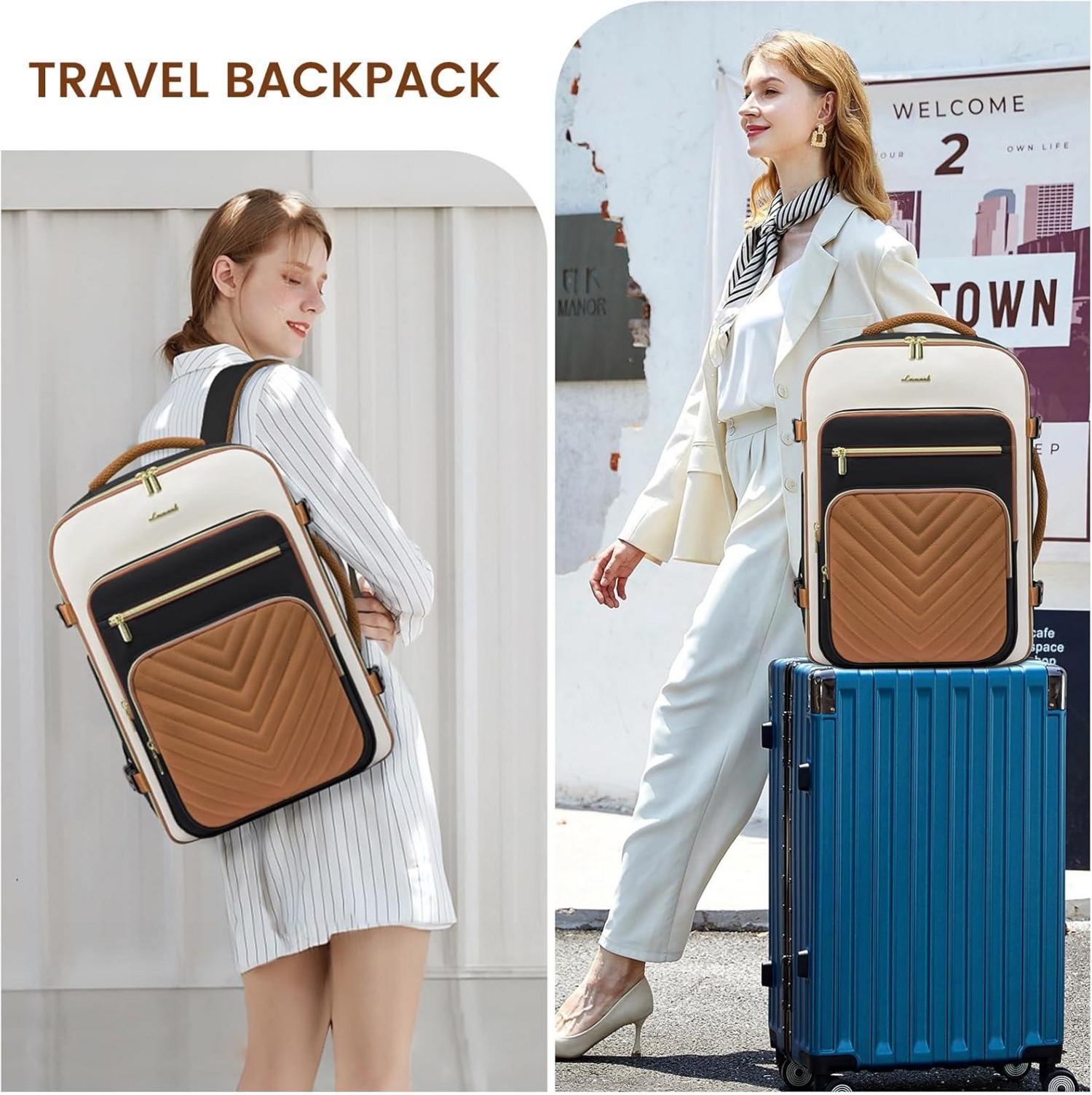 Wasserdichter 40L Rucksack Handgepäck Damen 17 Zoll