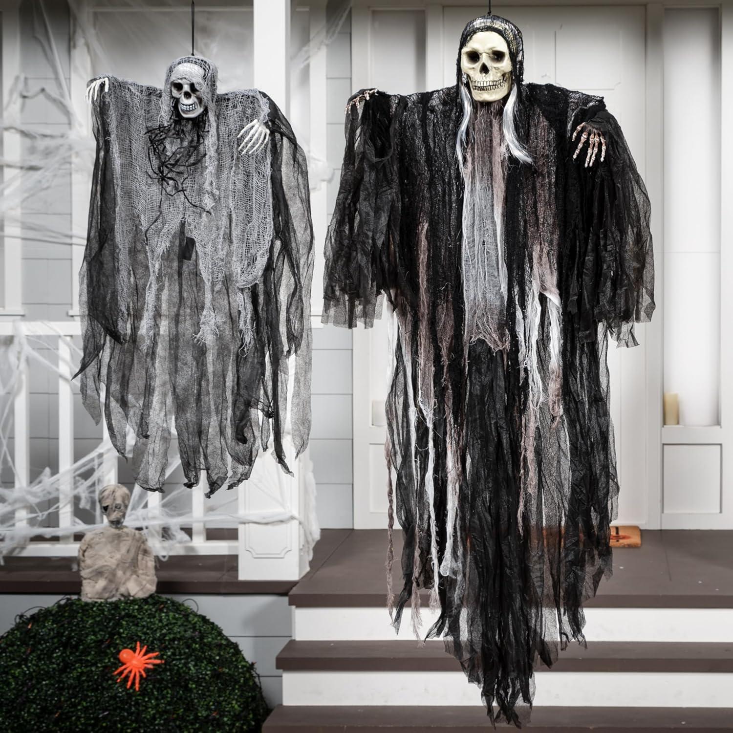 Halloween Sensenmann Deko Aufhängen 134cm 80cm Gruselige Hängegeister