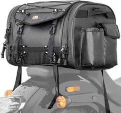 Motorrad Tasche wasserdicht 45-65L erweiterbare Hecktasche Schwarz