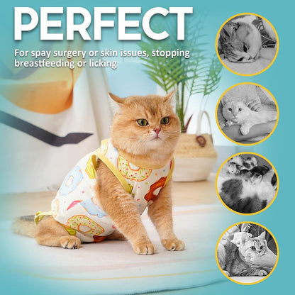 Katzen Erholungsanzug Modal Recovery Kastration Suit L - Leckschutz