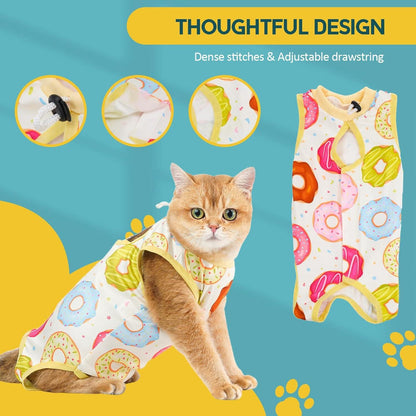 Katzen Erholungsanzug Modal Recovery Kastration Suit L - Leckschutz