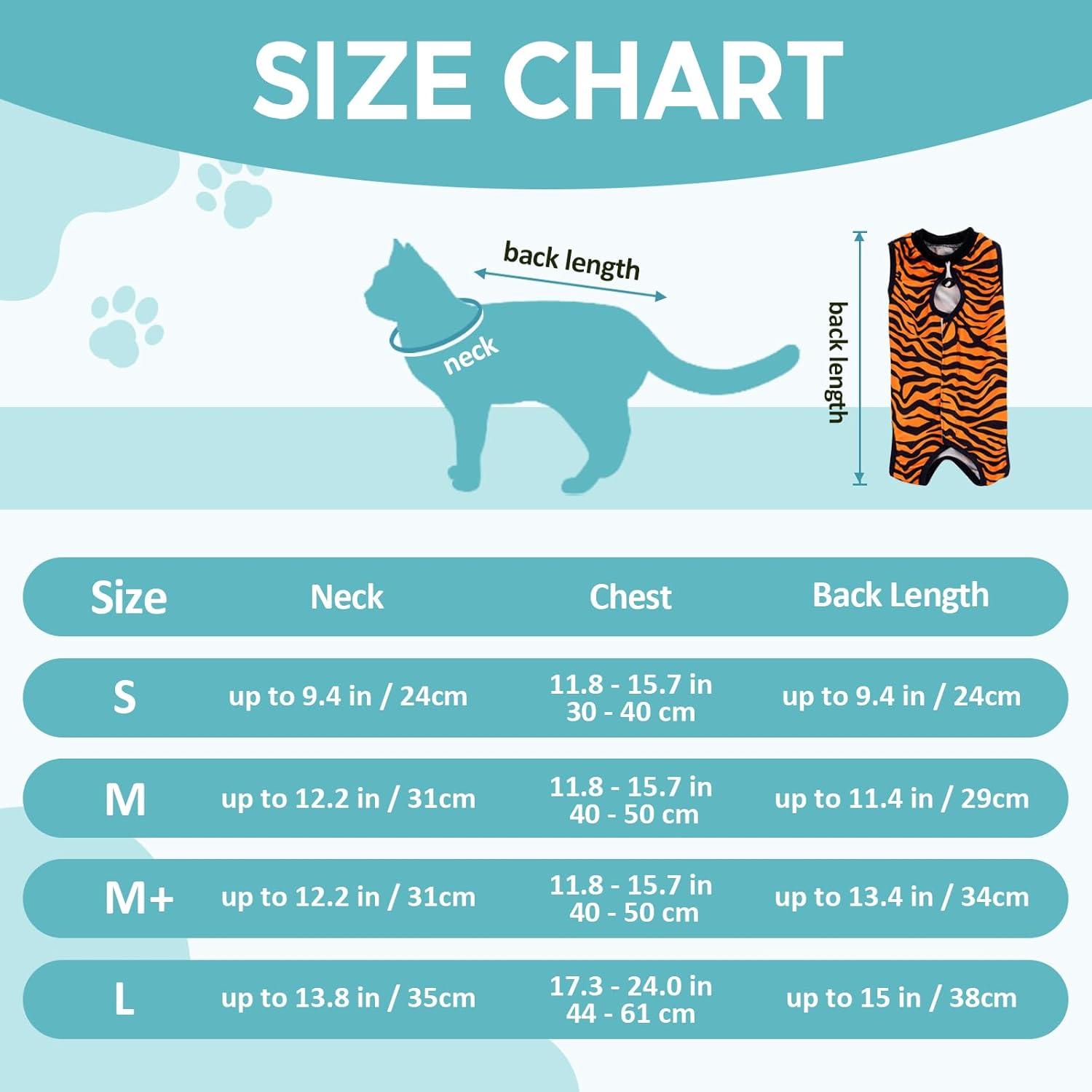 Katzenbody Erholungsanzug Modal Recovery Kastration Spay