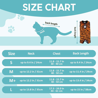 Katzenbody Erholungsanzug Modal Recovery Kastration Spay