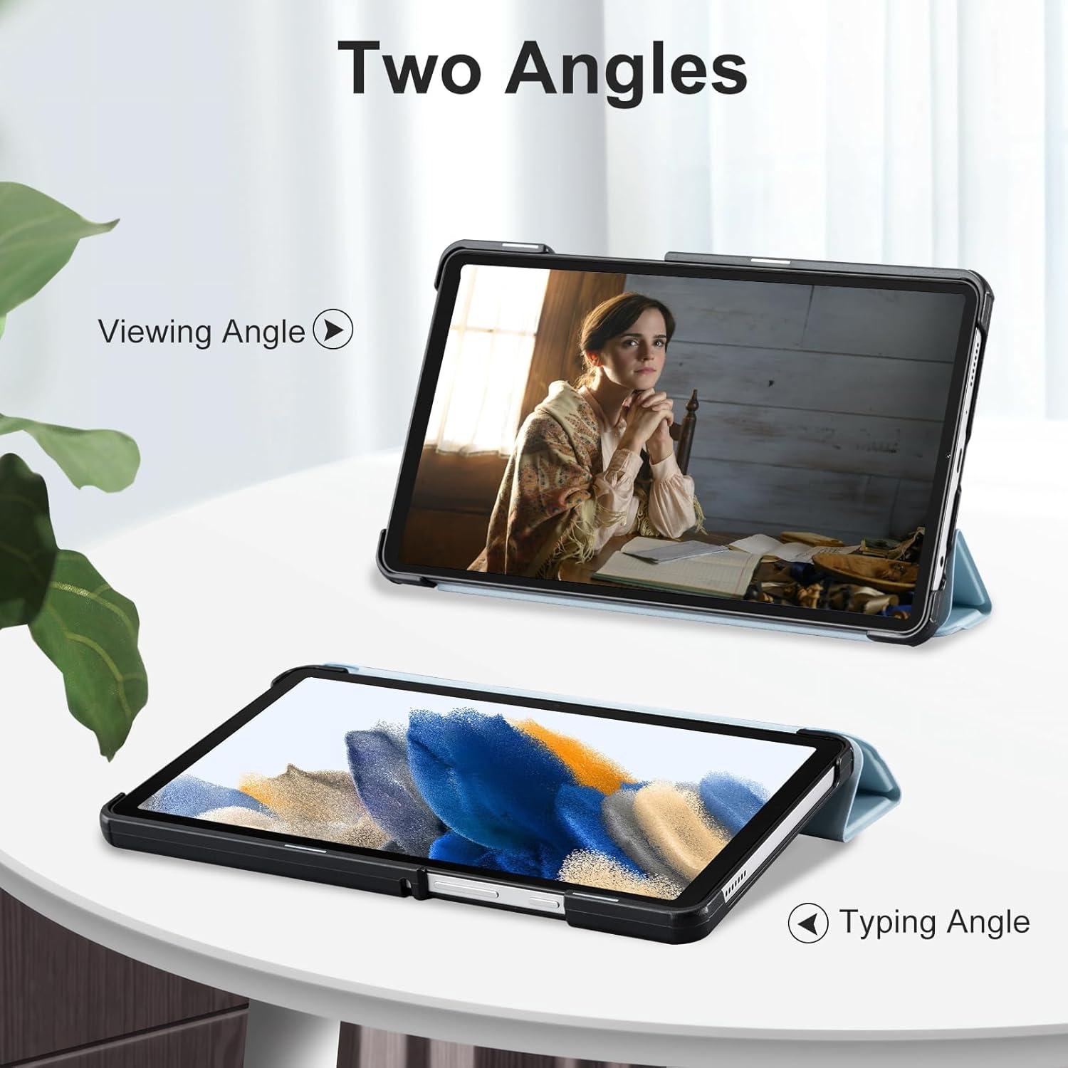 Schutzhülle Samsung Galaxy Tab A9 2023 8,7 Zoll PU-Leder Dual Stand