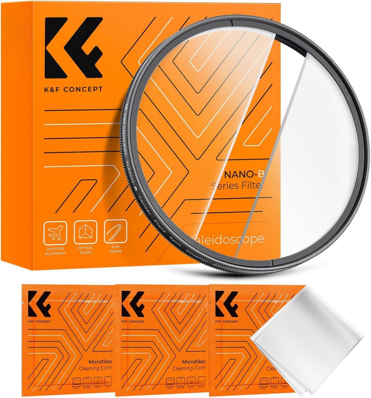 82mm Split Dioptrien Prisma Spezialeffektfilter für Fotografie