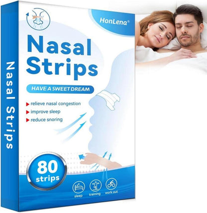 Nasenpflaster Anti Schnarchen 80 Stück für Sport Schlaf